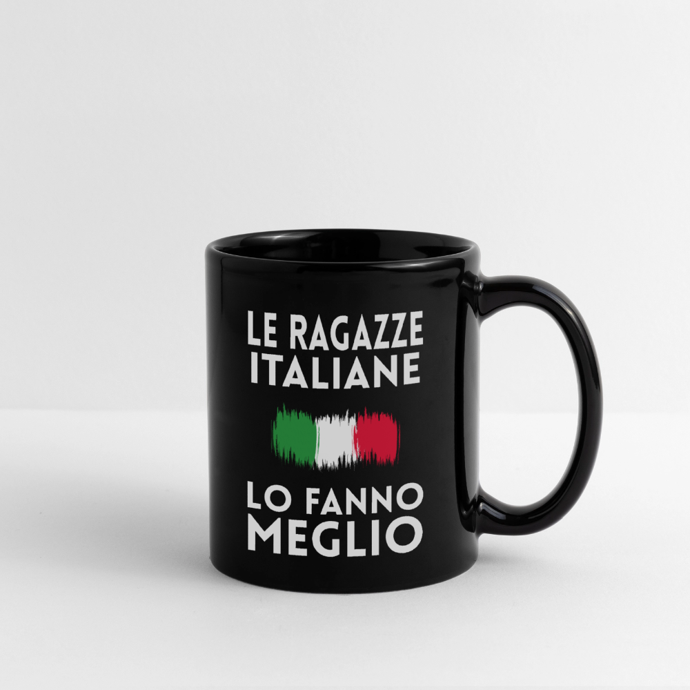 Mug uni - Le ragazze italiane lo fanno meglio - noir