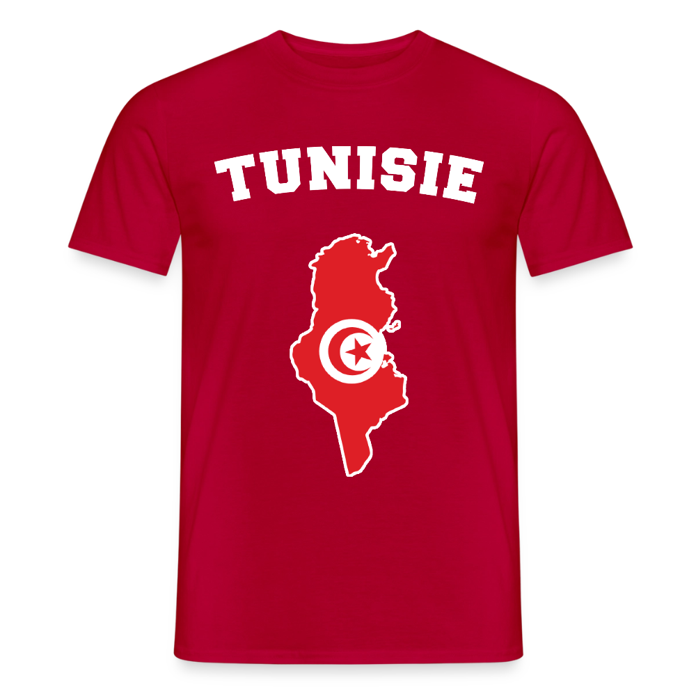 T-shirt Homme - Tunisie - rouge