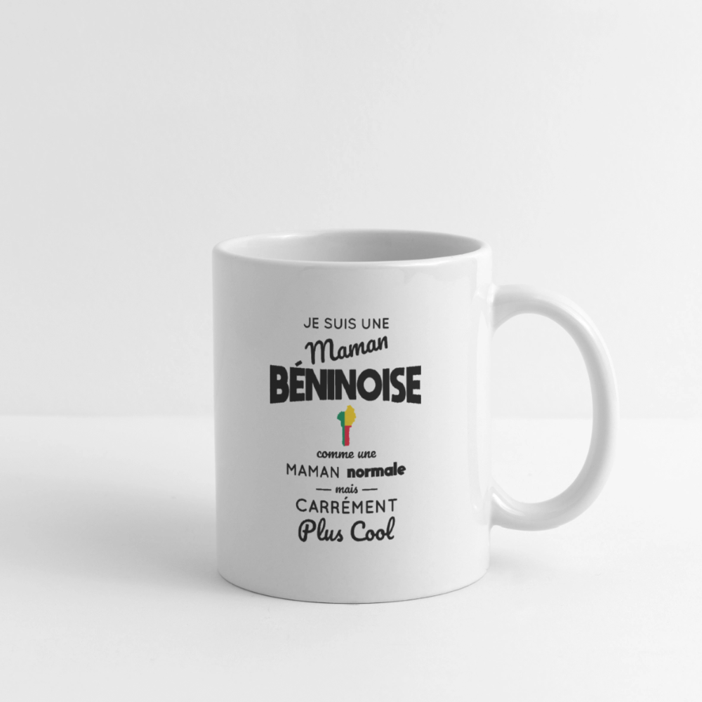 Mug blanc - maman Béninoise plus cool - blanc