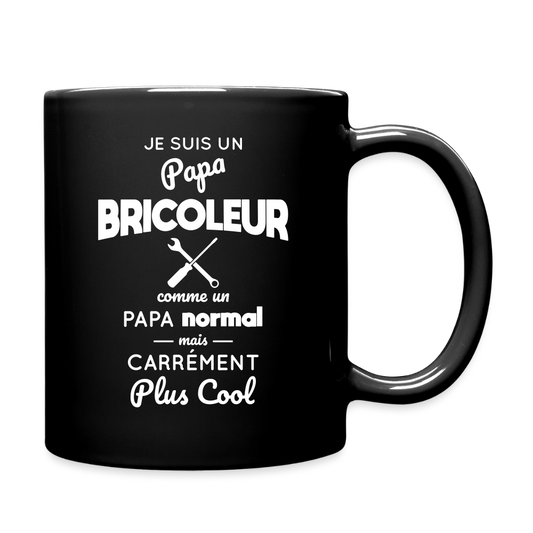 Mug uni - Papa bricoleur plus cool - noir
