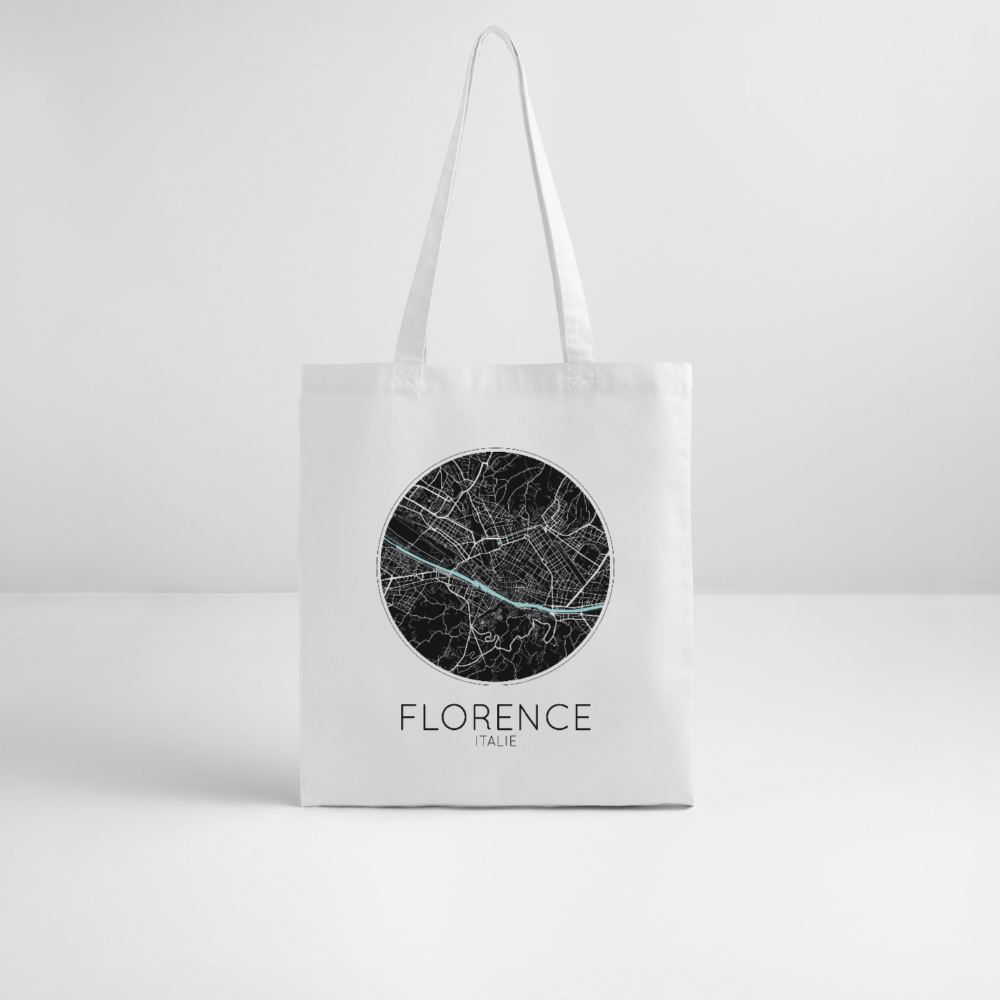 Tote Bag Florence Bio Coloris Clair – Plan de Florence - blanc