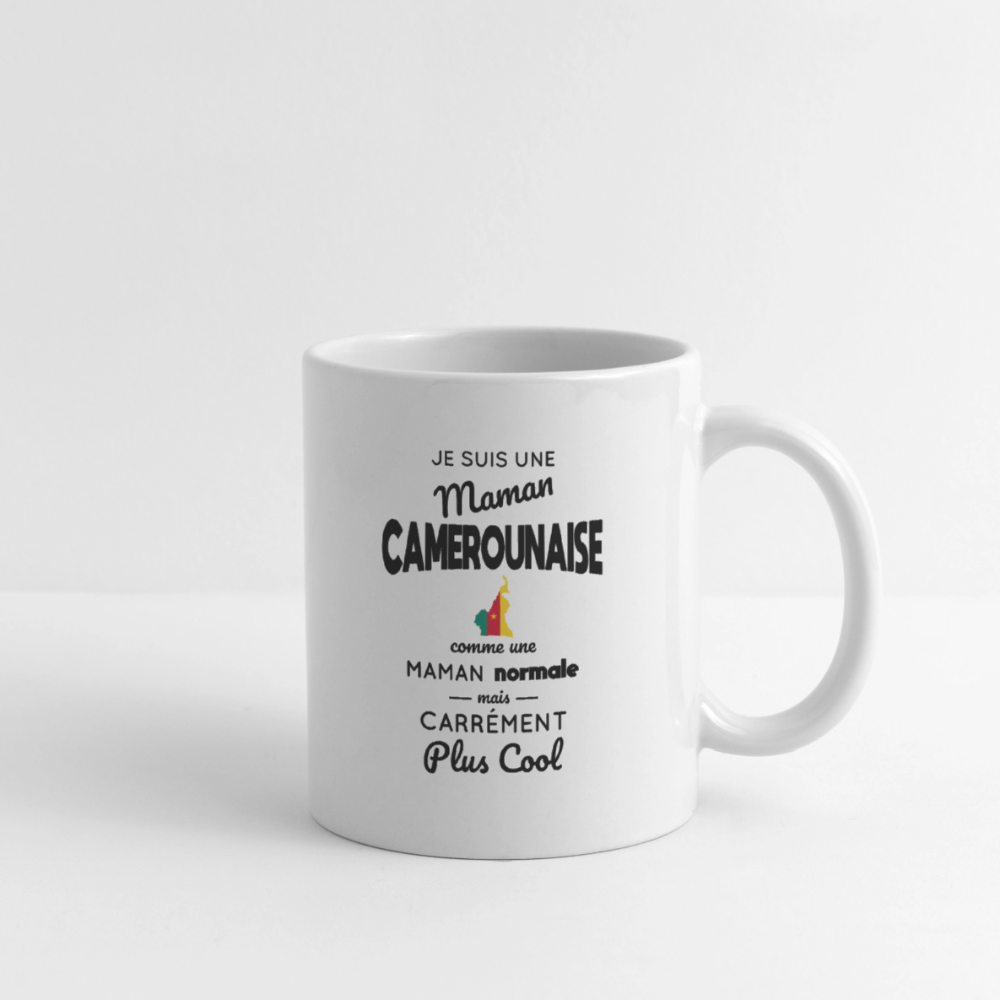 Mug blanc - Maman Camerounaise plus cool - blanc
