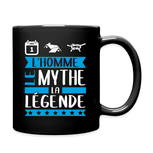 Mug uni Antoine rébus – L’homme, le mythe, la légende - noir