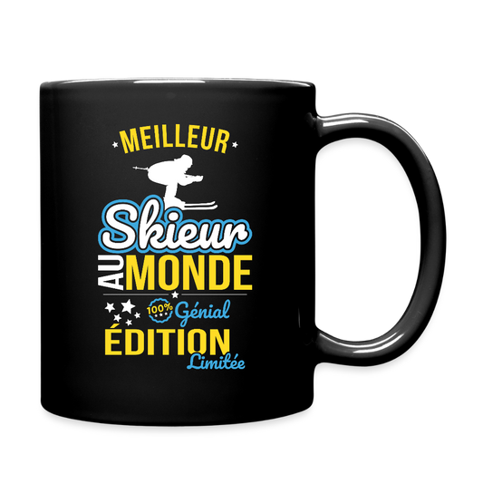 Mug uni - Meilleur Skieur au monde - 100% génial - noir