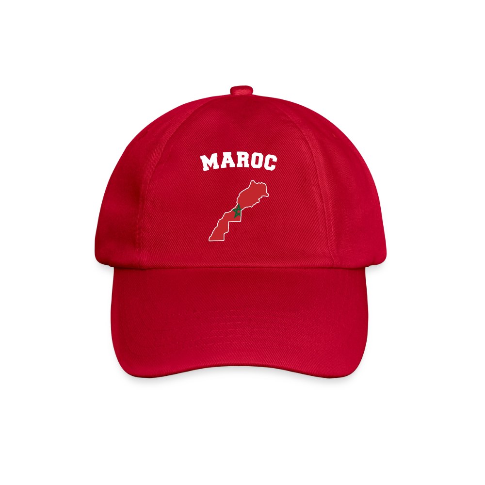 Casquette classique coloris clair - Maroc - rouge classique