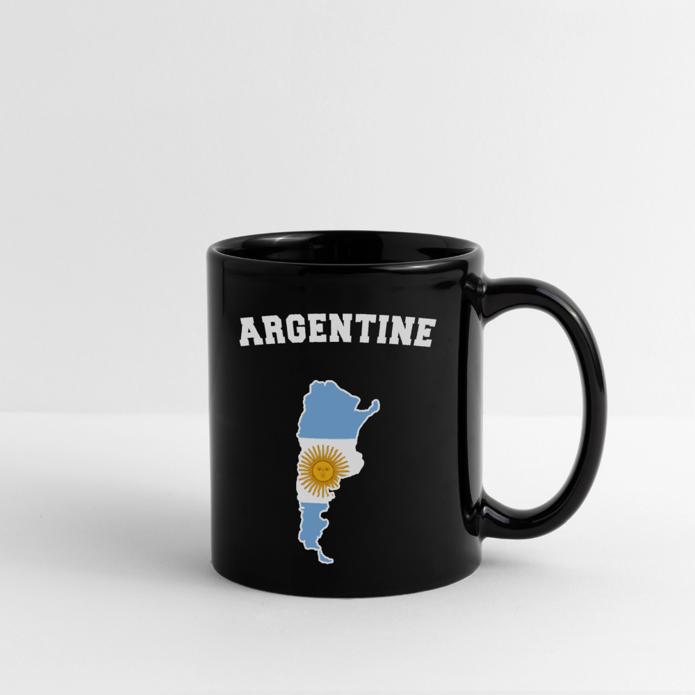 Mug uni - Argentine - noir