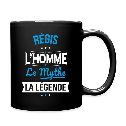 Mug uni - Régis - l'Homme - le Mythe - la Légende - noir