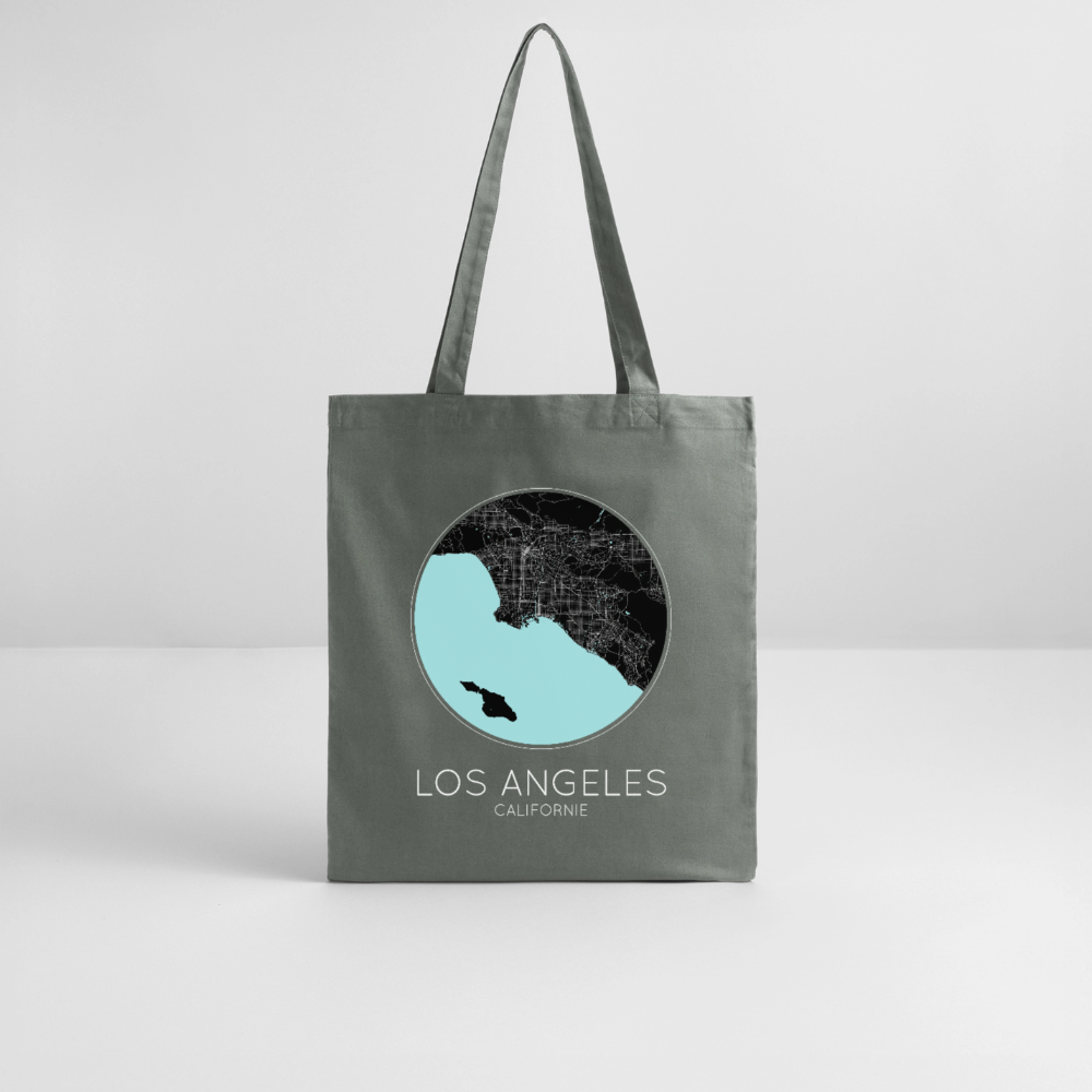 Tote Bag Los Angeles Bio – Plan de Los Angeles - charbon
