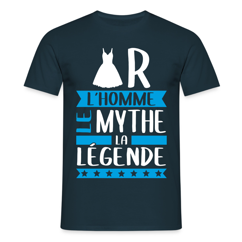 T-shirt homme Robert rébus – L’homme, le mythe, la légende - marine