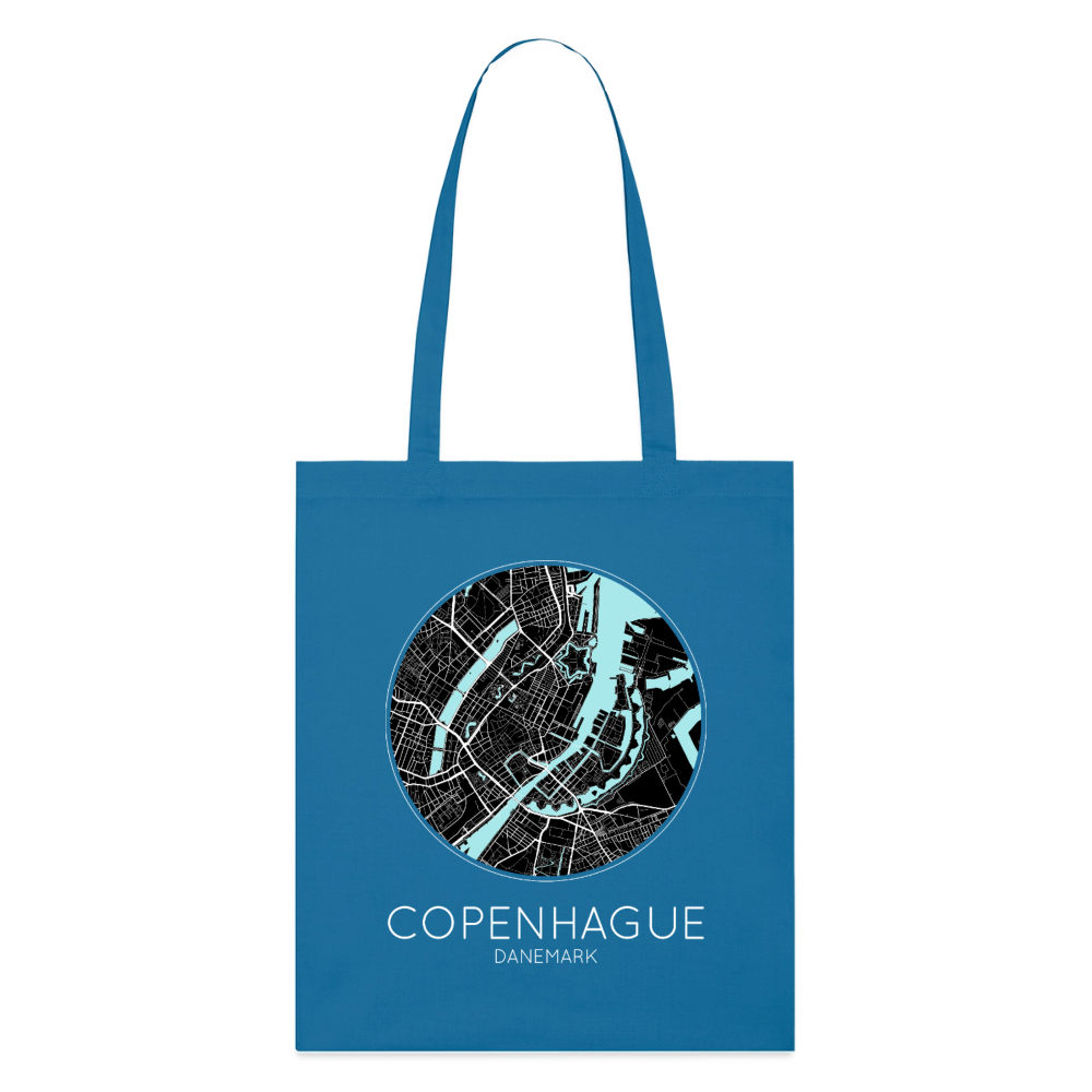 Tote Bag Copenhague Bio – Plan de Copenhague - bleu royal