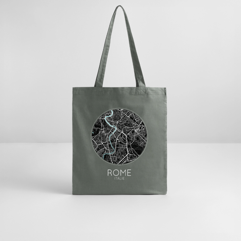 Tote Bag Rome Bio – Plan de Rome - charbon