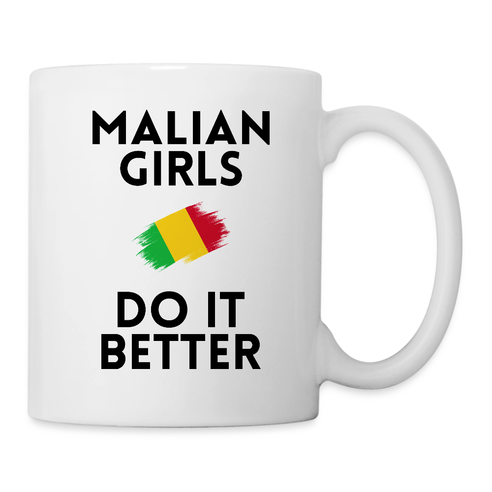 Mug blanc - Malian Girls Do It Better - blanc