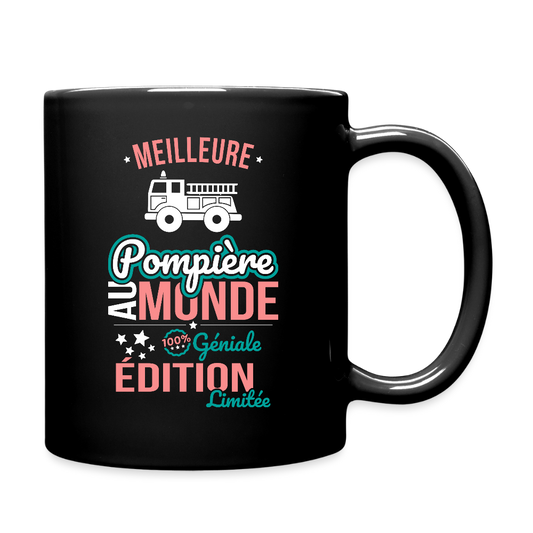 Mug uni - Meilleure Pompière au monde - 100% géniale - noir