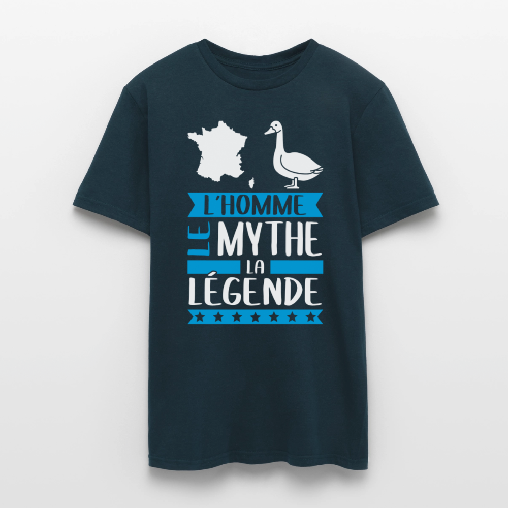 T-shirt homme François rébus – L’homme, le mythe, la légende - marine
