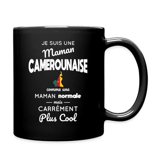 Mug uni - Maman Camerounaise plus cool - noir
