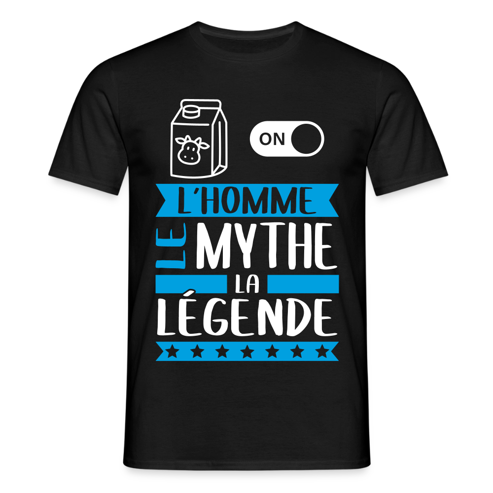 T-shirt homme Léon rébus – L’homme, le mythe, la légende - noir