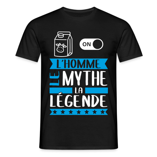 T-shirt homme Léon rébus – L’homme, le mythe, la légende - noir