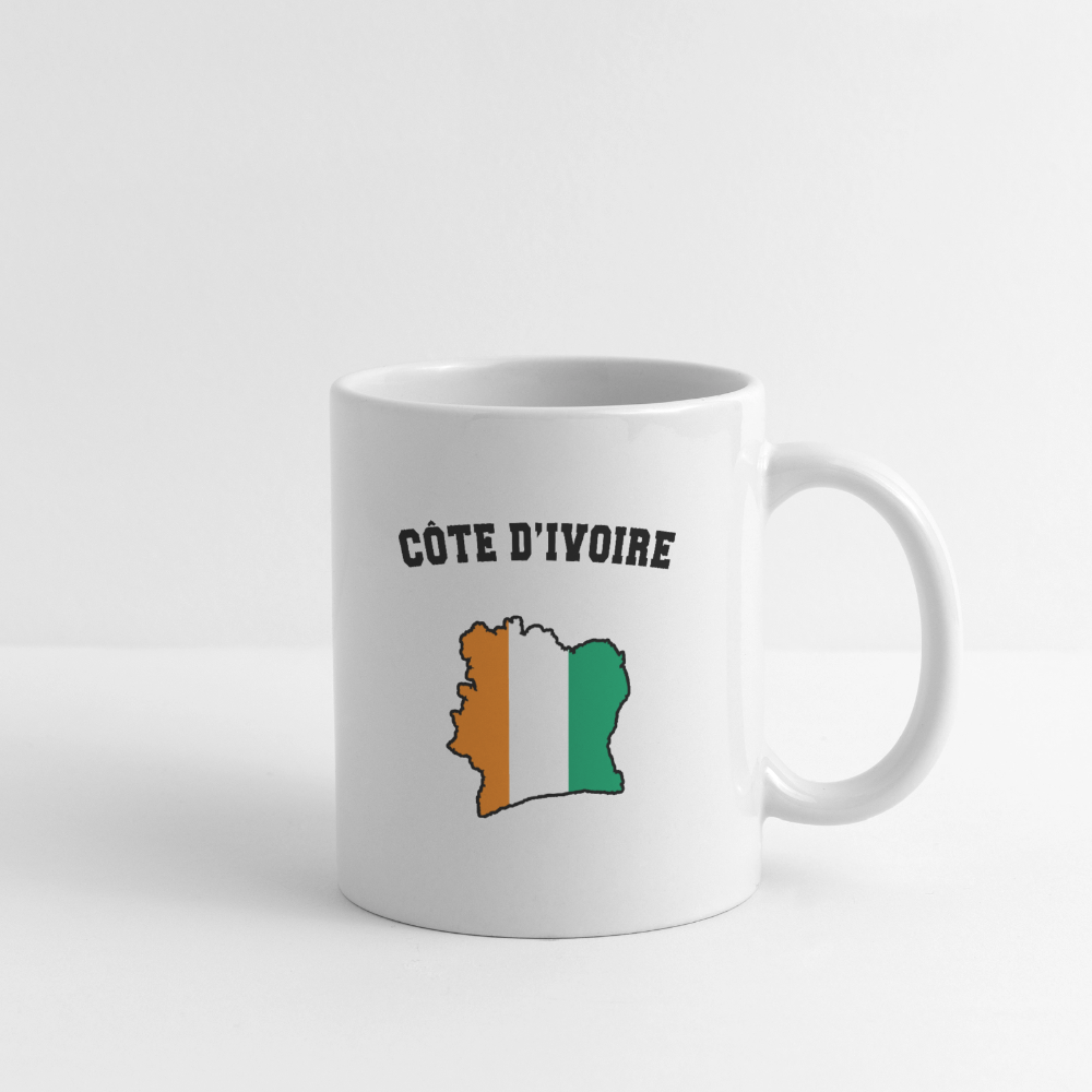 Mug blanc - Côte d'Ivoire - blanc