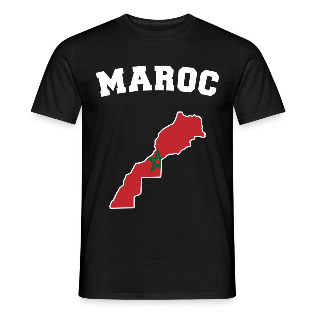 T-shirt Homme - Maroc - noir