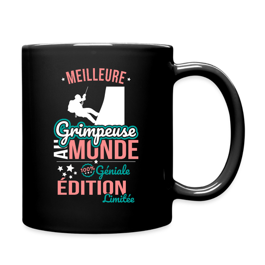 Mug uni - Meilleure Grimpeuse au monde - 100% géniale - noir