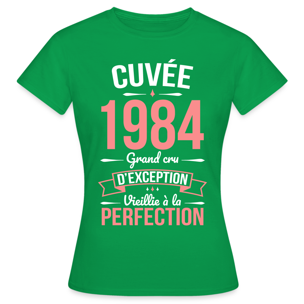T-shirt Femme - Anniversaire 41 Ans - Cuvée 1984 - vert