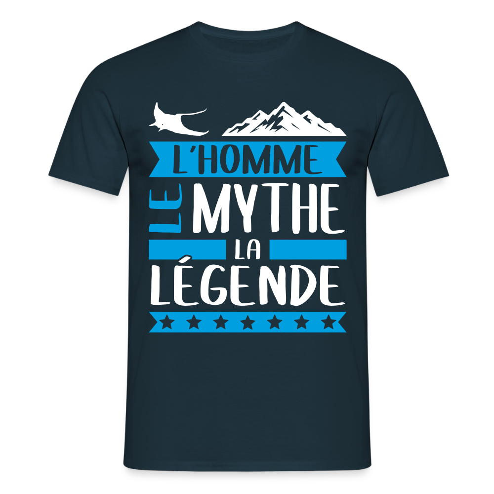 T-shirt homme Raymond rébus – L’homme, le mythe, la légende - marine
