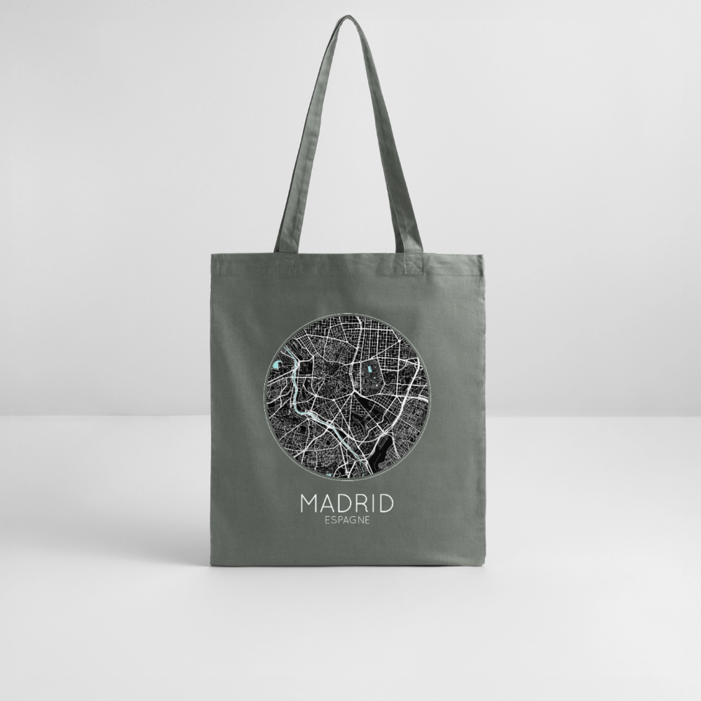 Tote Bag Madrid Bio – Plan de Madrid - charbon