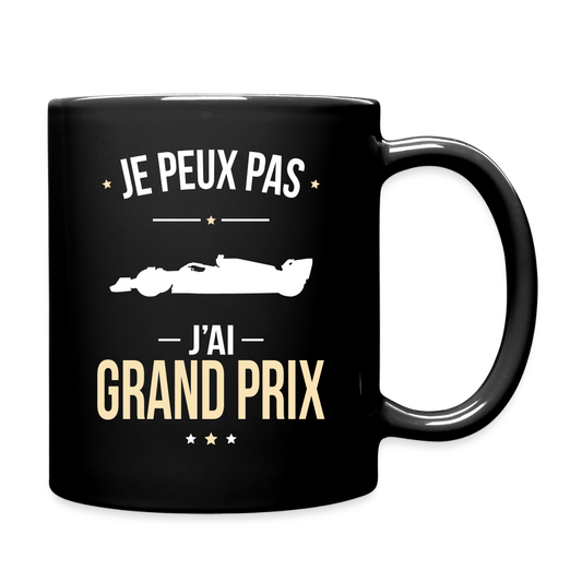Mug uni - Je peux pas j'ai Grand Prix - noir