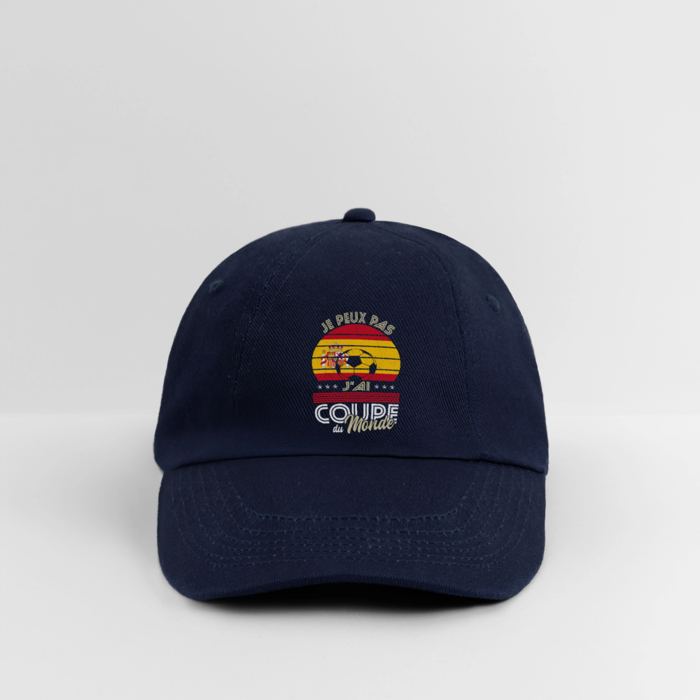 Casquette classique - Je peux pas j'ai Coupe du Monde - Espagne - bleu/bleu