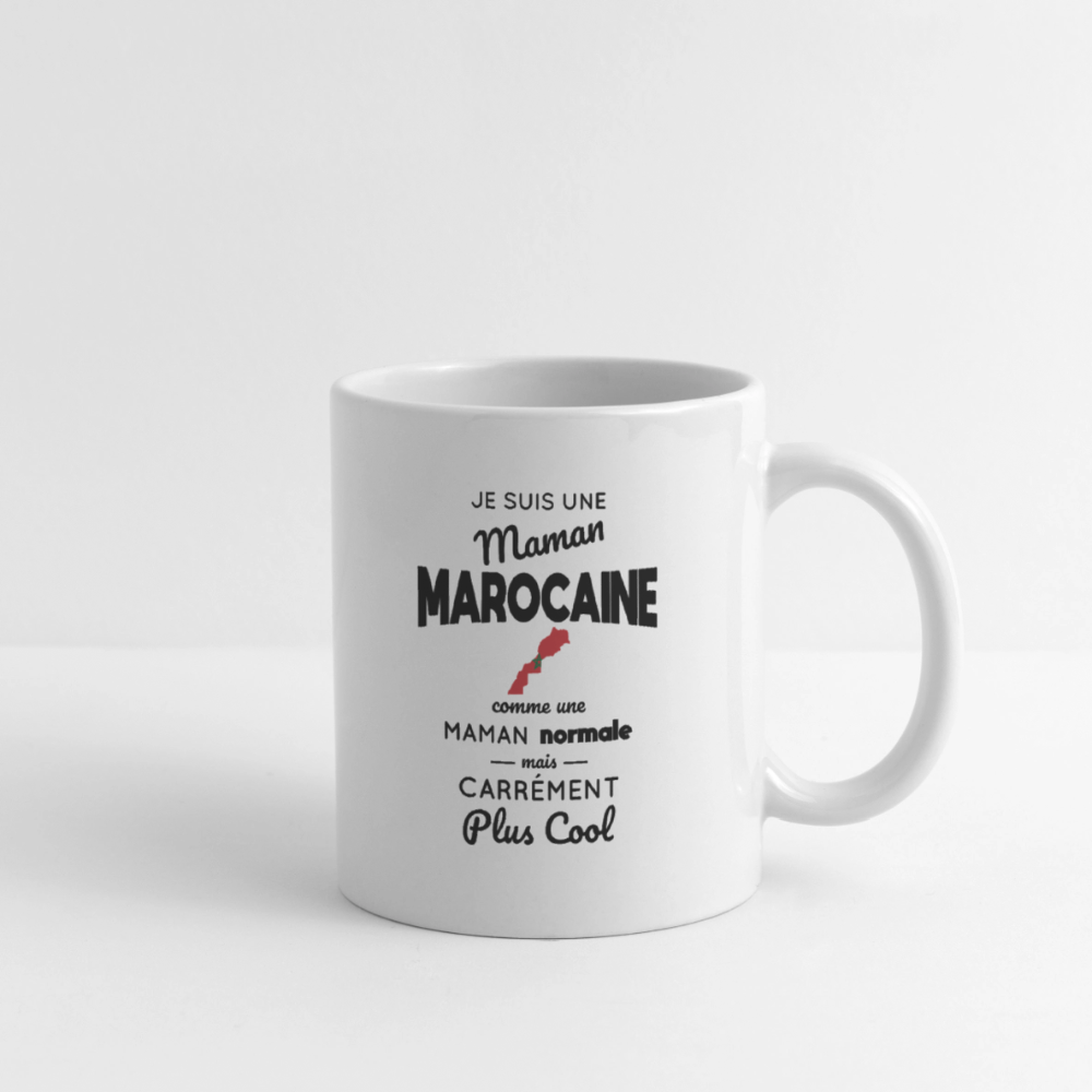 Mug blanc - Maman Marocaine plus cool - blanc