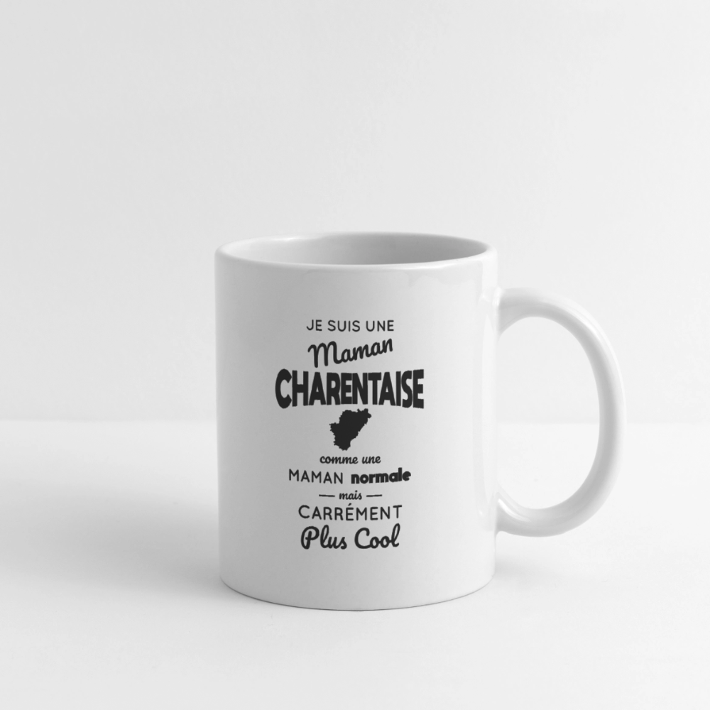 Mug blanc - Maman Charentaise plus cool - blanc