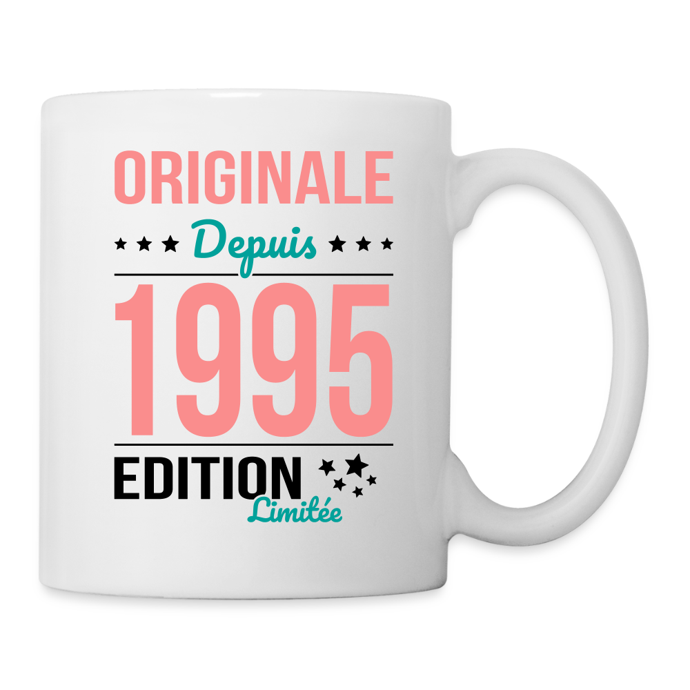 Mug blanc - Anniversaire 30 Ans - Originale depuis 1995 - blanc