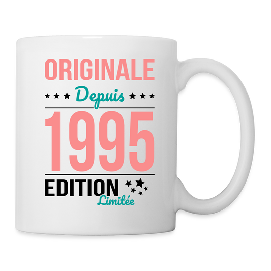 Mug blanc - Anniversaire 30 Ans - Originale depuis 1995 - blanc