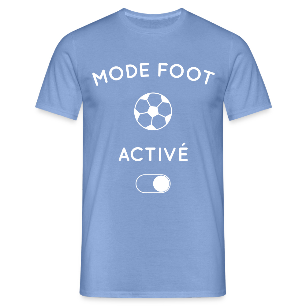 T-shirt Homme - Mode foot activé - carolina blue