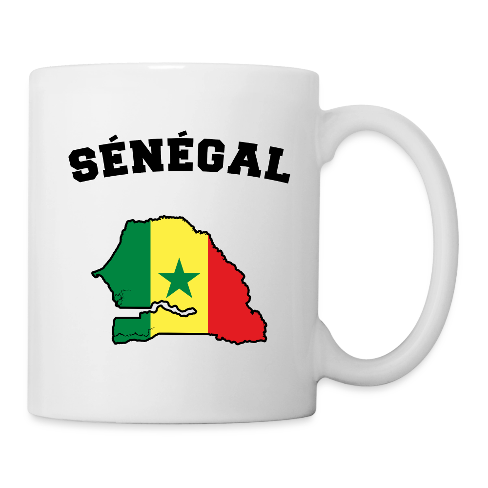 Mug blanc - Sénégal - blanc