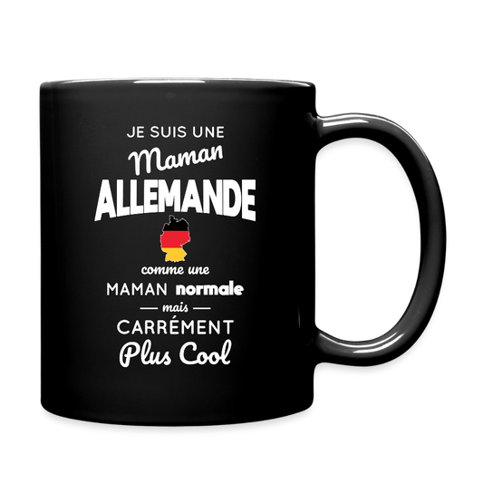 Mug uni - Maman Allemande plus cool - noir