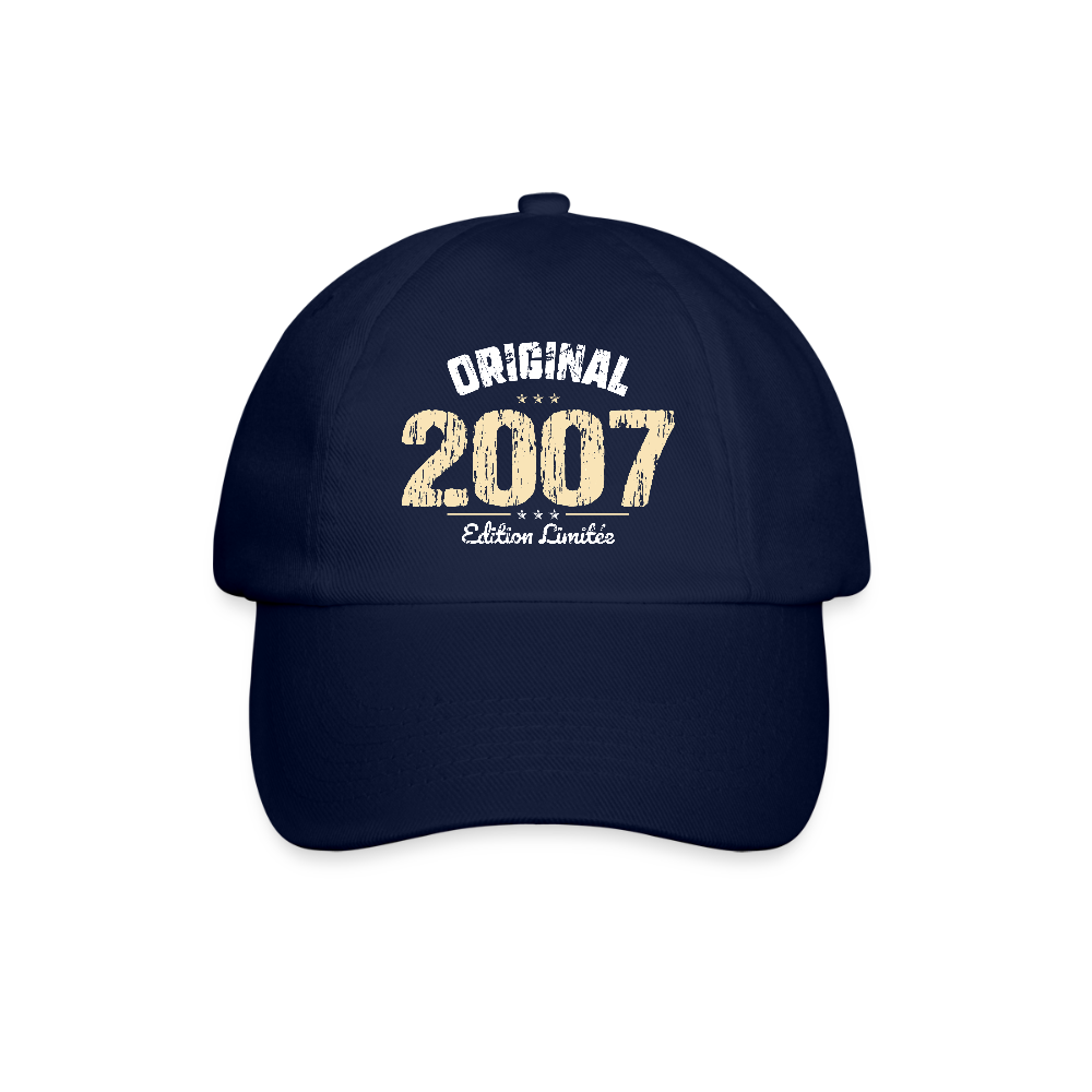 Casquette classique - Anniversaire 18 Ans - Original 2007 - bleu/bleu