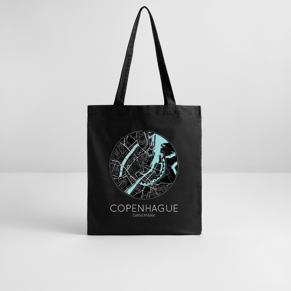 Tote Bag Copenhague Bio – Plan de Copenhague - noir