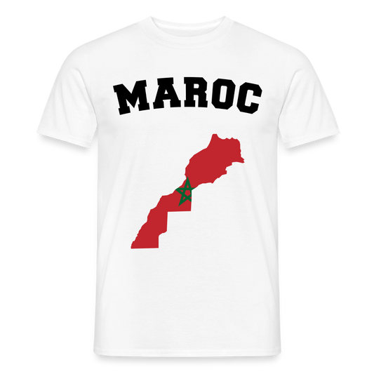 T-shirt Homme coloris clair - Maroc - blanc