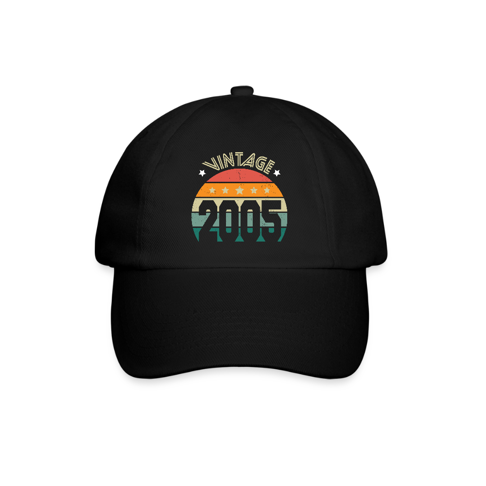 Casquette classique - Anniversaire 20 Ans - Vintage 2005 - noir/noir