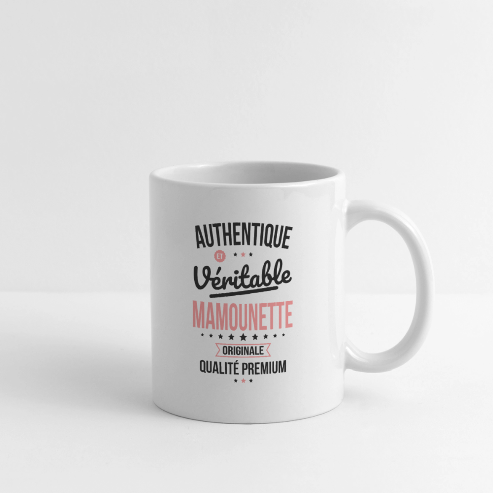 Mug blanc - Authentique et véritable Mamounette - blanc