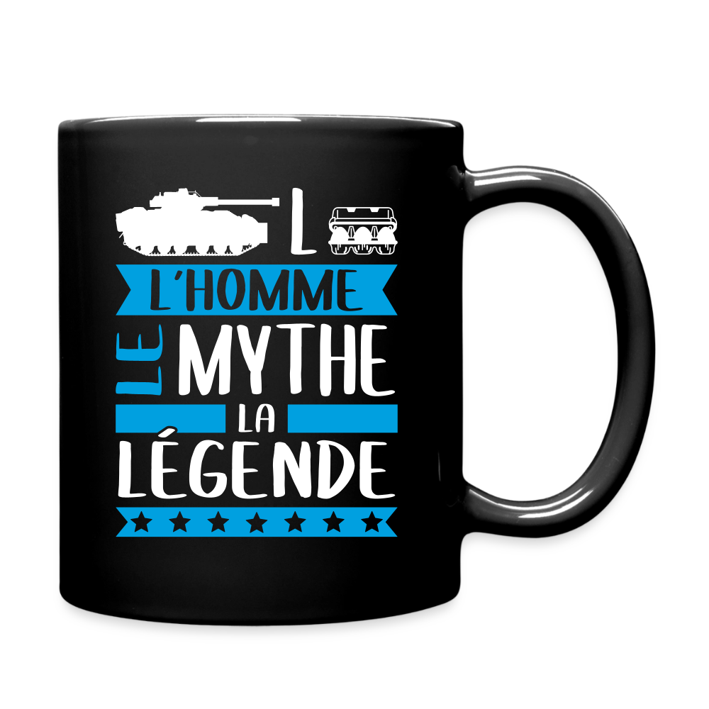 Mug uni Charles rébus – L’homme, le mythe, la légende - noir