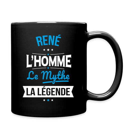 Mug uni - René - l'Homme - le Mythe - la Légende - noir