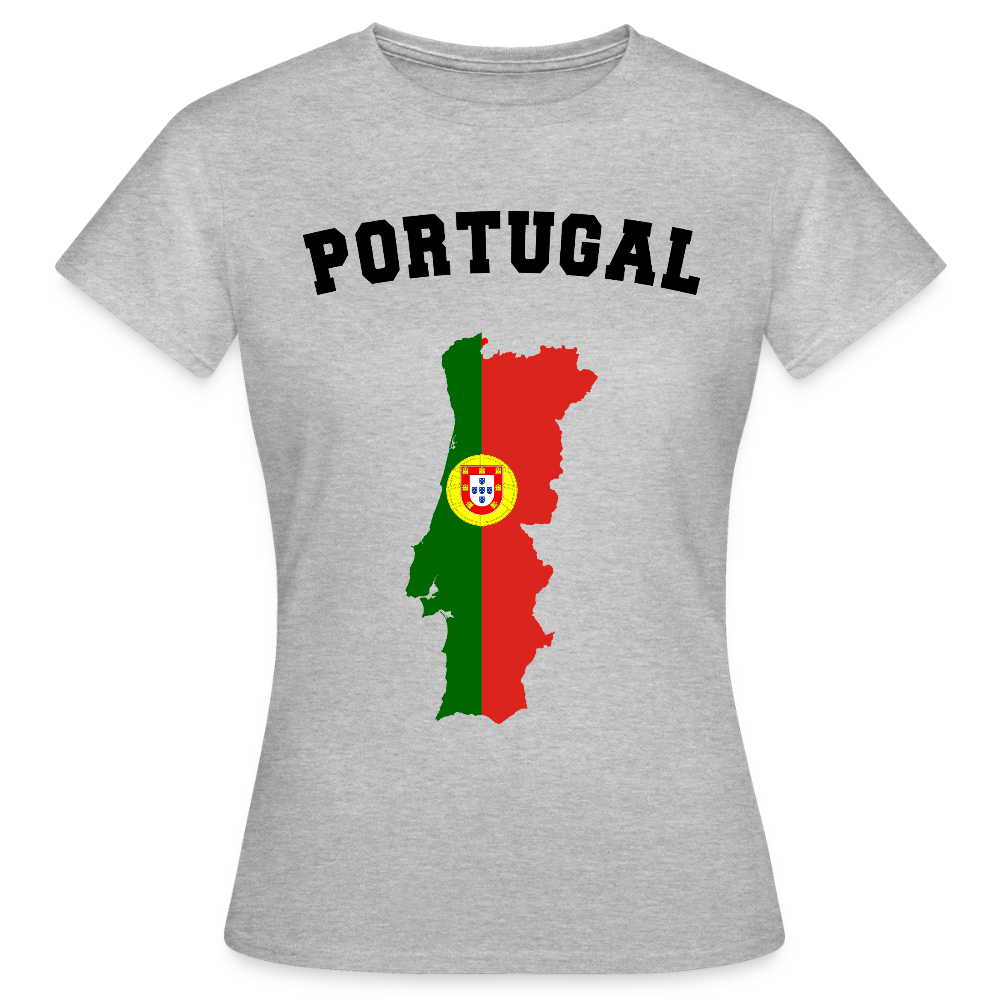 T-shirt Femme coloris clair - Portugal - gris chiné