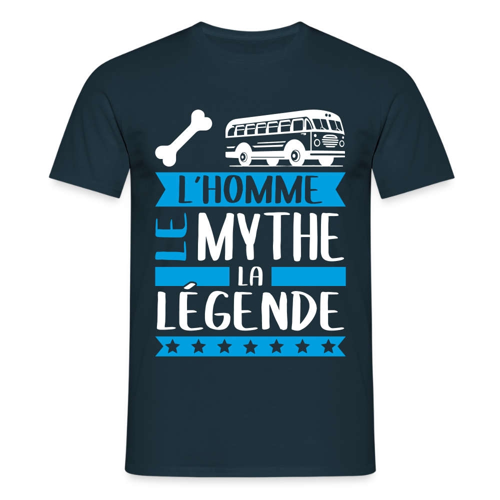 T-shirt homme Oscar rébus – L’homme, le mythe, la légende - marine