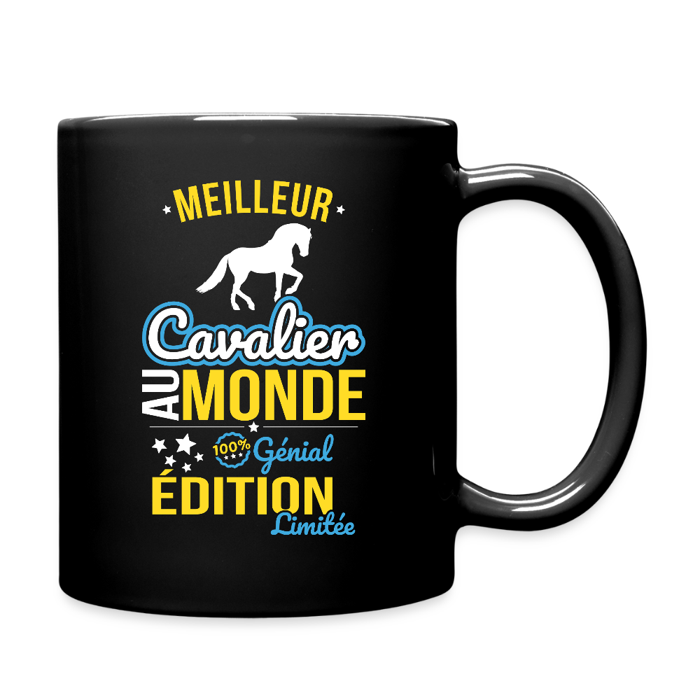 Mug uni - Meilleur Cavalier au monde - 100% génial - noir