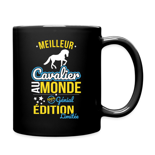 Mug uni - Meilleur Cavalier au monde - 100% génial - noir