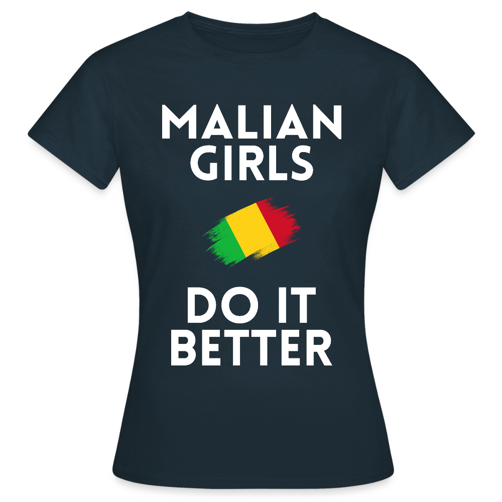T-shirt femme - Malian Girls Do It Better - marine