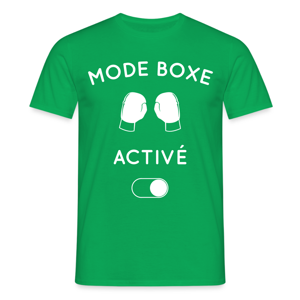 T-shirt Homme - Mode boxe activé - vert