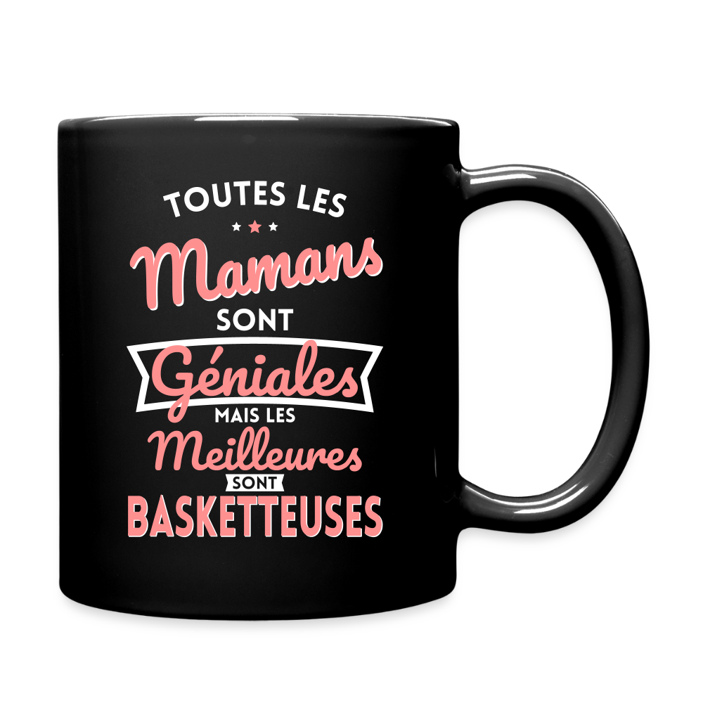 Mug uni - Mamans géniales - Les meilleures sont basketteuses - noir
